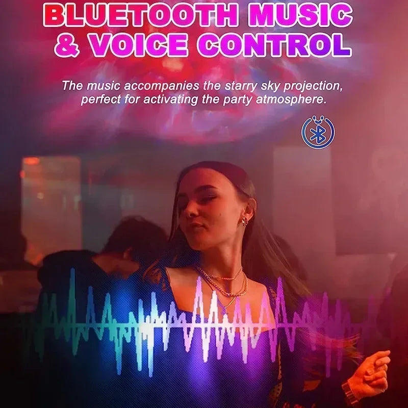 Astronaut Starry Sky Projector with Music & Adjustable Arms for Kids' Room