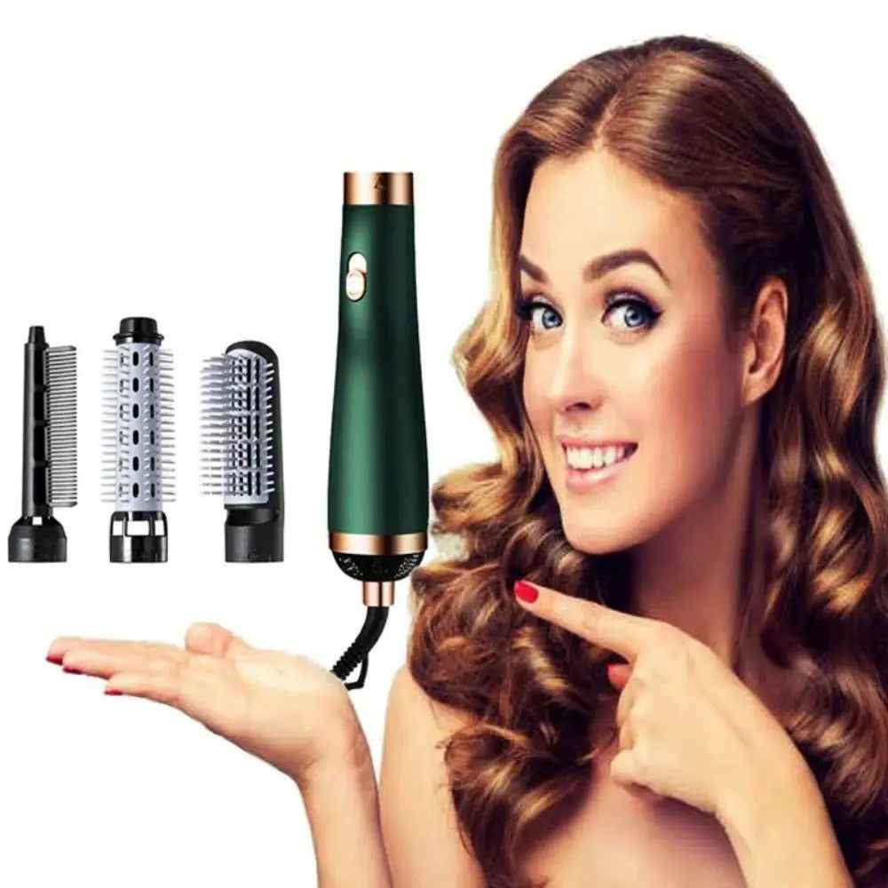 3-in-1 Hot Air Styler for Drying, Straightening & Curling – Multi-Functional Hair Styling Tool