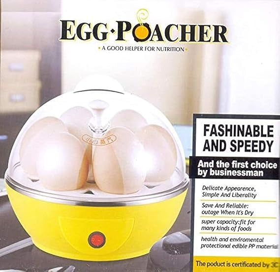 Fast 7-Egg Steamer with Auto Shut-Off for Healthy Breakfasts