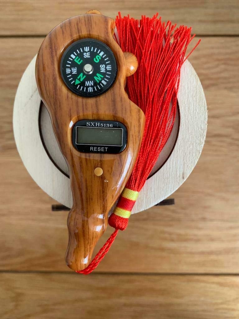 3-in-1 Wooden Digital Tally Counter with Compass & Tassel – PicknPro UAE