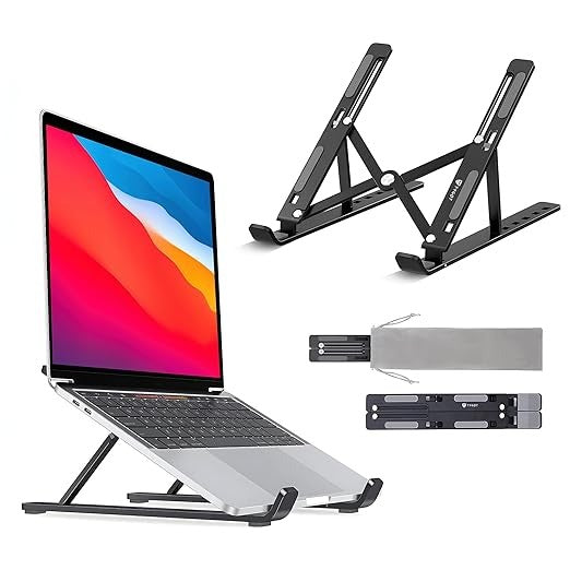 💻 Adjustable Aluminum Laptop Stand – PicknPro UAE