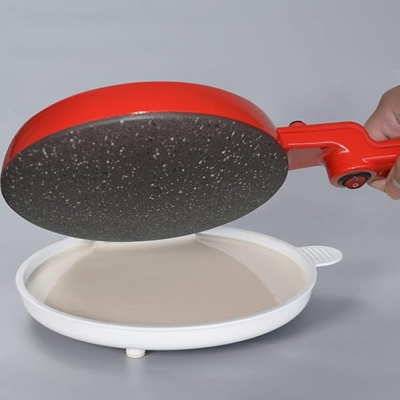 Electric Non-Stick Crepe Maker – Quick & Easy Dosa, Pancake & Roti Maker with Dipping Tray  📄 Description (800 characters):