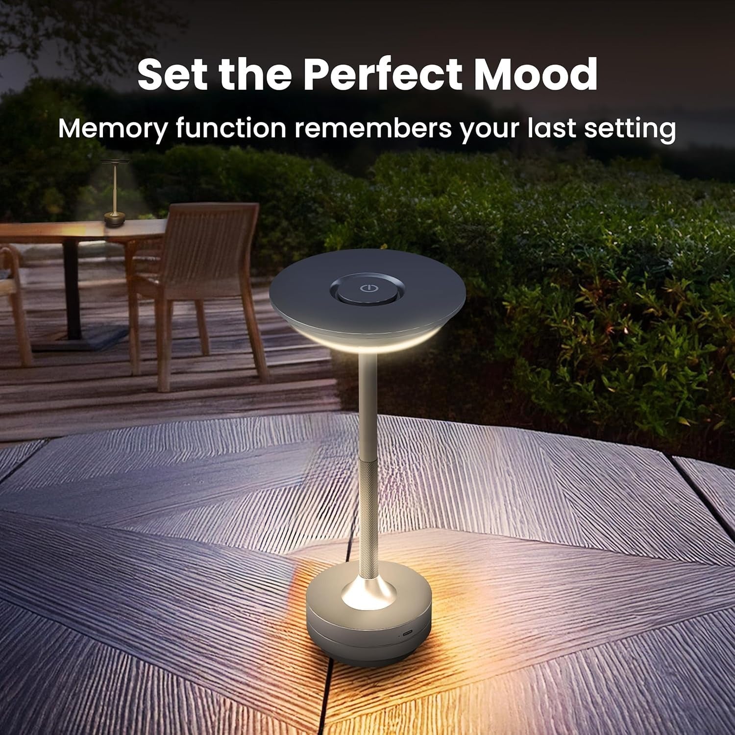Smart Rechargeable Mood Lamp with Touch Control – PicknPro UAE