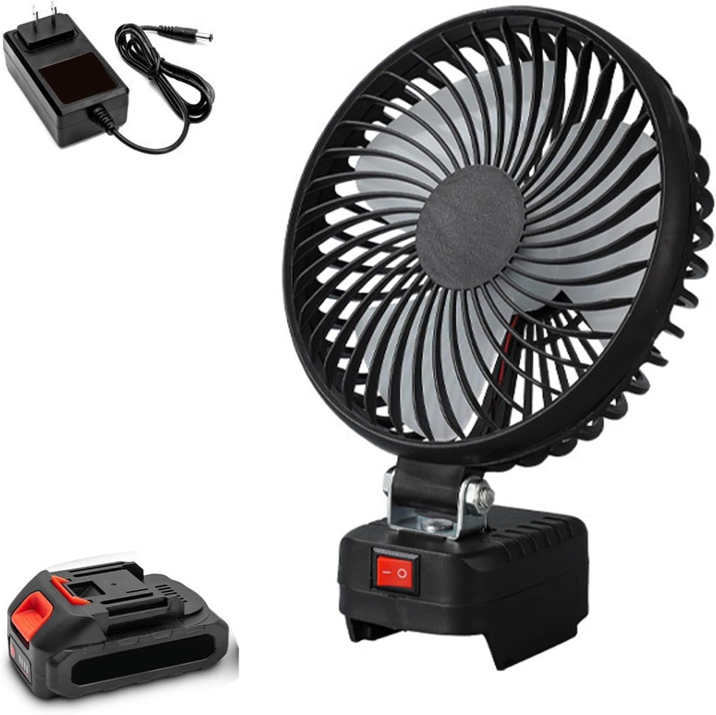 Heavy Duty Industrial Table Fan – 3 Speed Settings, Powerful Airflow, Adjustable Tilt Metal Blade Fan