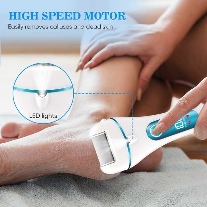 🦶 Electric Foot Callus Remover with LED Light – PicknPro UAE