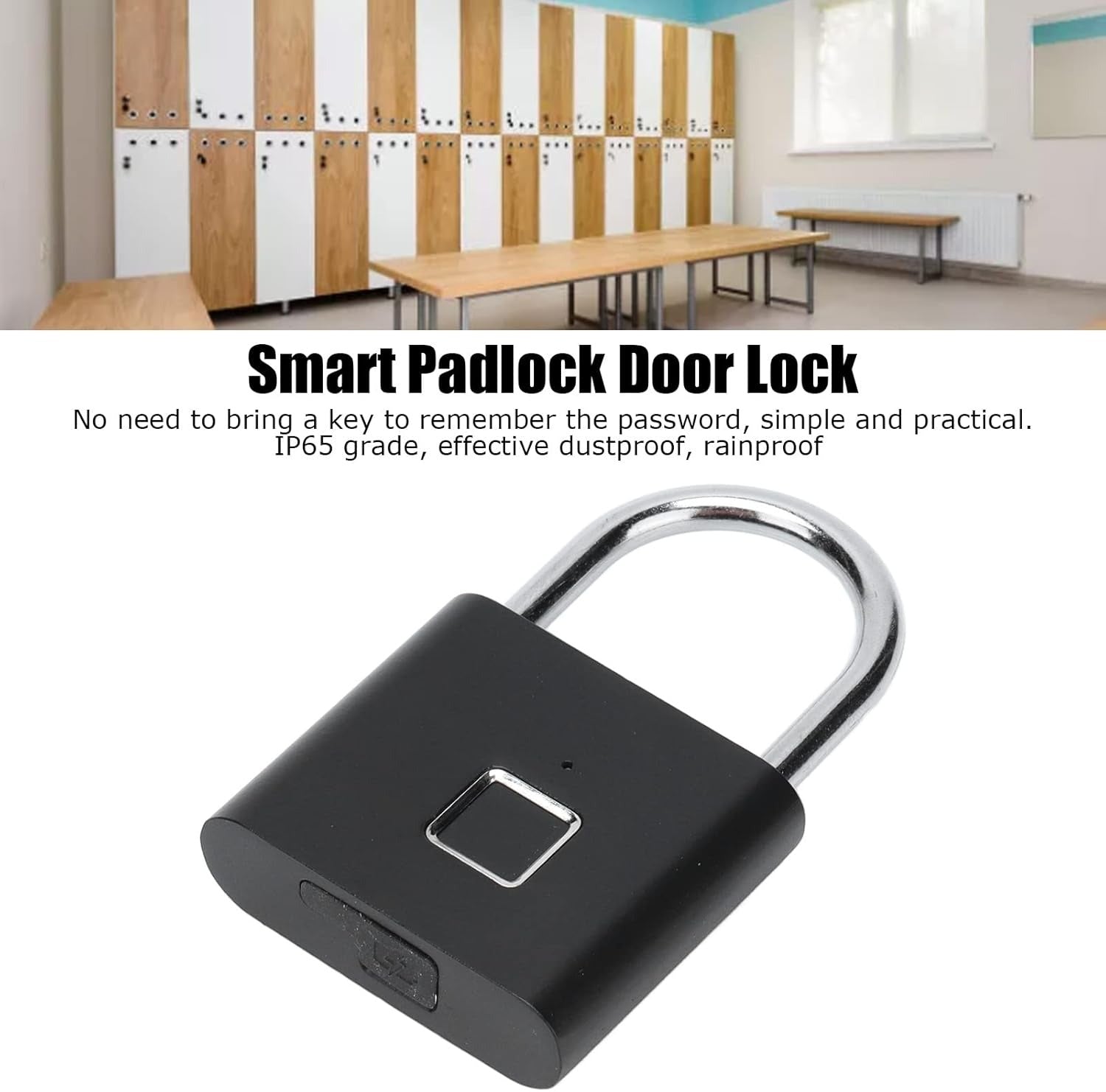 Smart Fingerprint Padlock – Waterproof & Keyless Lock UAE