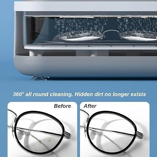Ultrasonic Cleaner for Jewelry, Glasses & More – Compact & Powerful Design