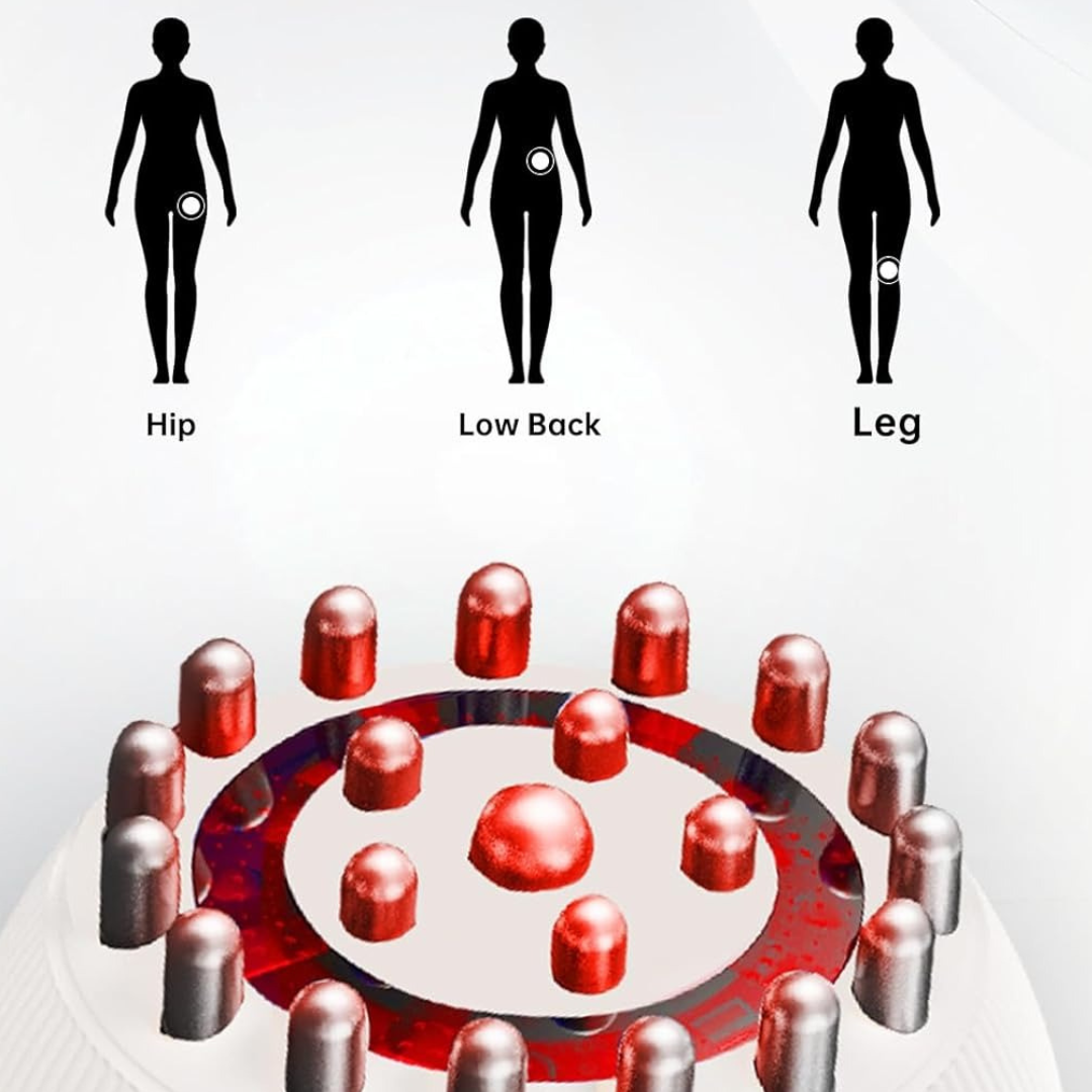 Back Pain Relief Device for Sciatica, Nerve, Lower Back, Hip & Leg Pain Therapy Support